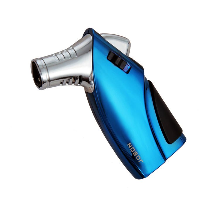 Jobon Metal Triple Jet Flame Lighter Blue