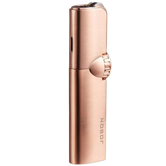 Jobon Rose Gold Flint Lit Slim Jet Lighter