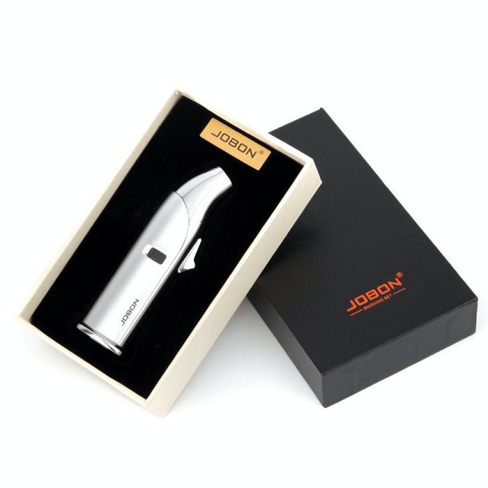 Jobon Sliver Butane Jet Flame Lighter