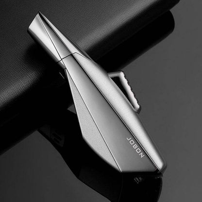 Jobon Superior Metal Single Jet Flame Lighter Silver