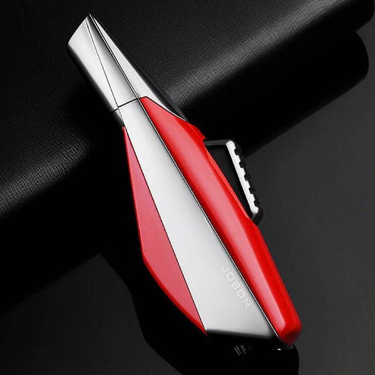 Jobon Superior Metal Single Jet Flame Lighter Red