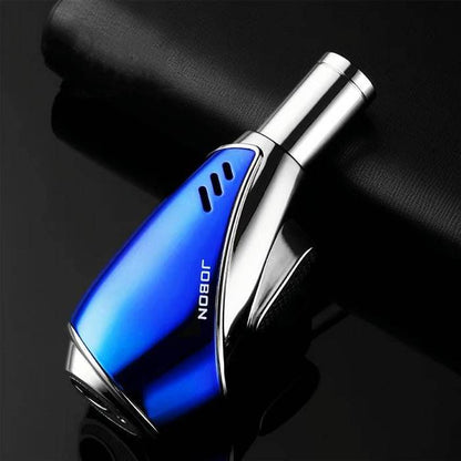 Jobon Vertical Egg Shape Jet Flame Lighter Blue