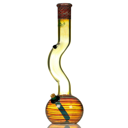 Agung Gold Fume Curve Glass Bong 36cm