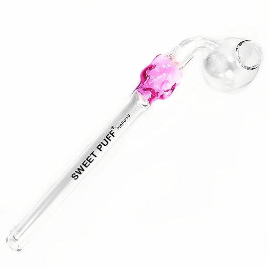 Skull Sweet Puff Glass Pipe 13cm