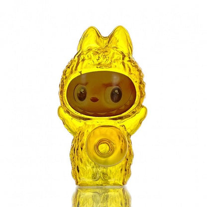 Labubu Mini Bubbler Glass Pipe 12cm