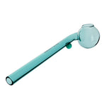 Teal Sweet Puff Glass Pipe 14cm
