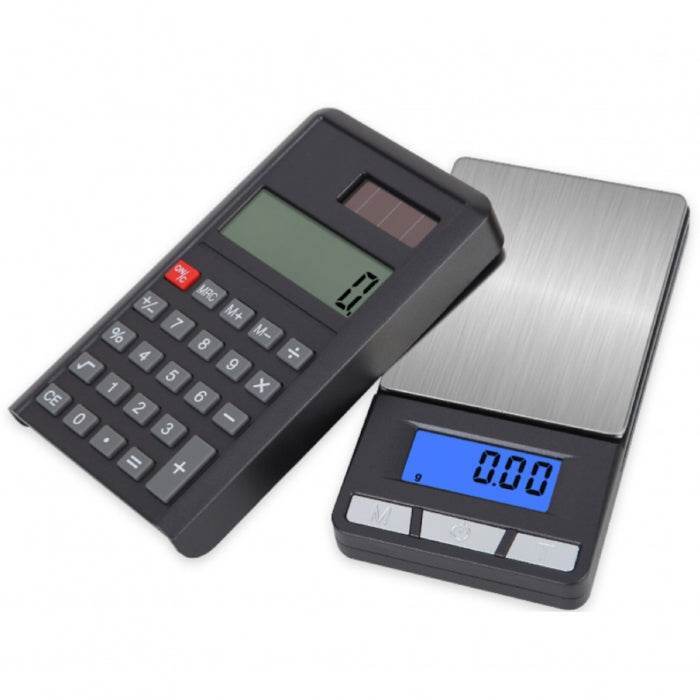 Calculator Digital Pocket Scales with Solar Power 0.01g-500g