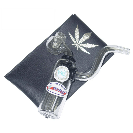 Mini Glass Portable Water Pipe 11cm
