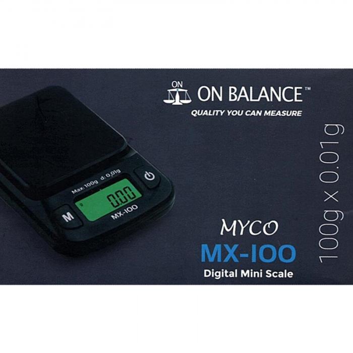 On Balance Myco Digital Scales MX100 0.01g-100g