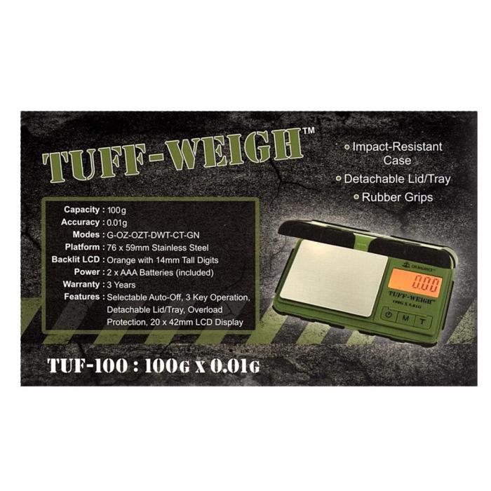 On Balance Tuff Weigh Digital Scales 0.01g-200g