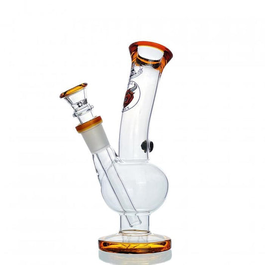 Agung Little Angry Bull Glass Bong 20cm Amber