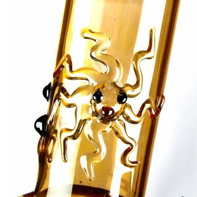 Agung Gold Lustre Boss Glass Bong 35cm