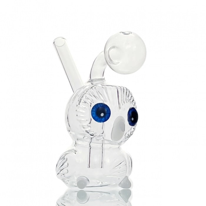 Owl Glass Bubbler Water Pipe 12cm