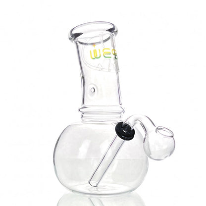 Bubble Bong With Sweet Puff Glass Pipe 14cm