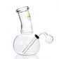 WEGE Small Bubble Glass Bong With Sweet Puff Glass Pipe 14cm