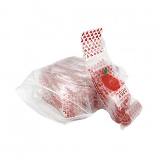 Red Heart Resealable Plastic Bags 50x50mm 1000 Pack