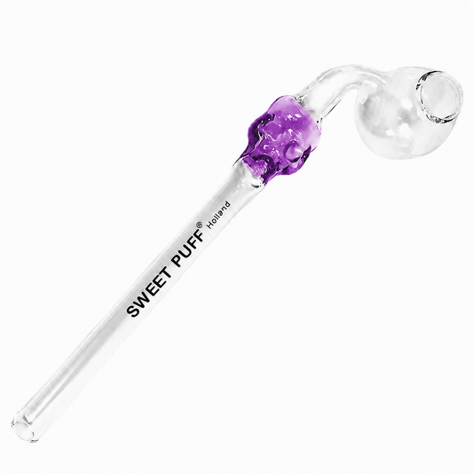 Skull Sweet Puff Glass Pipe 13cm - Oz Sweet Puff