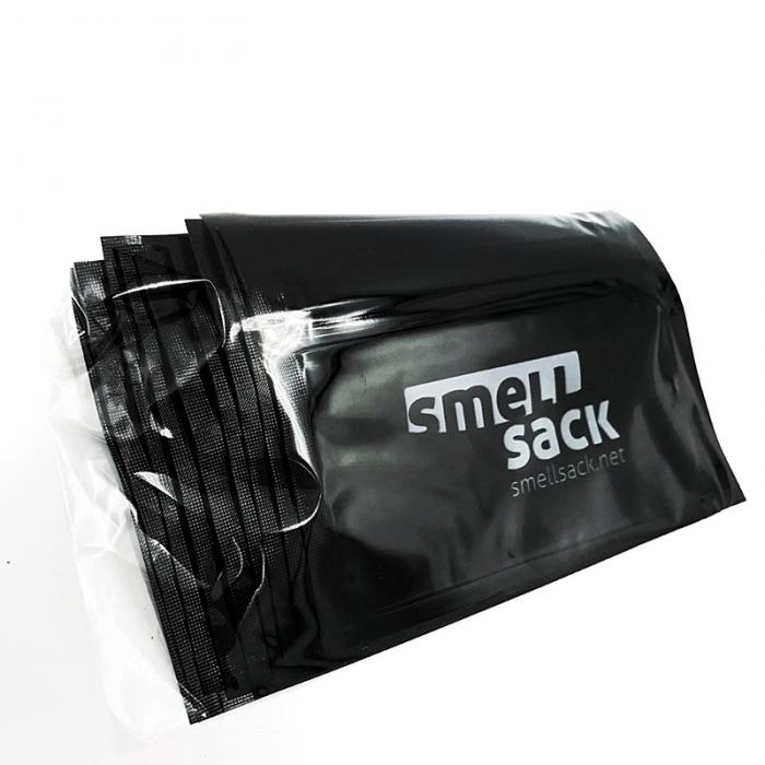 Smellsack Double Zipper Smell Proof Bags 10cm X 8cm 10 Pack