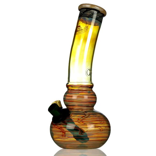 Agung Gold Fume Glass Bong 22cm