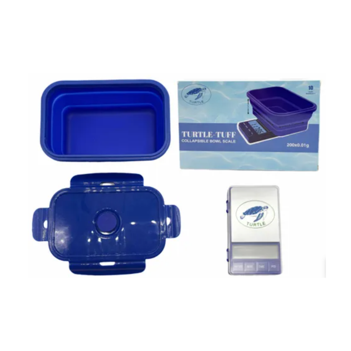 Turtle Tuff Collapsable Bowl Scales 0.01/200g Digital Scales