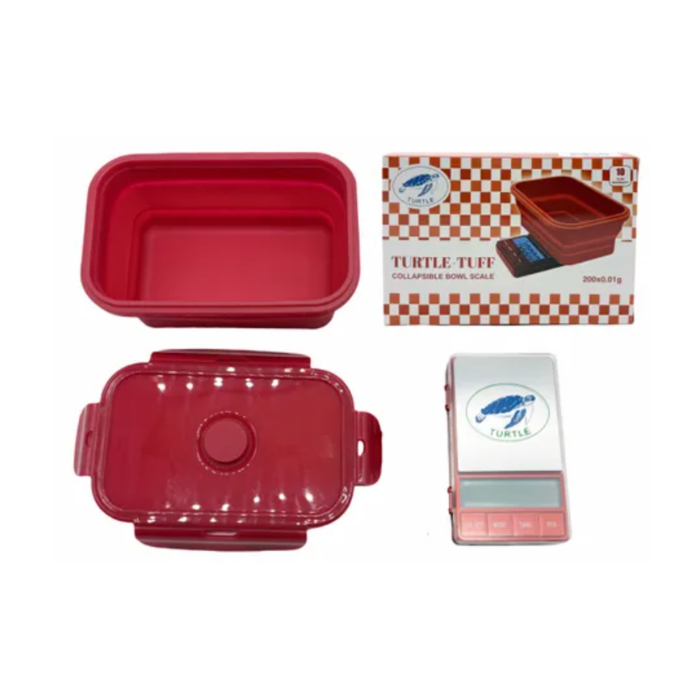 Turtle Tuff Collapsable Bowl Scales 0.01/200g Digital Scales