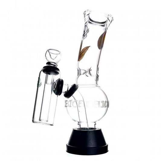 Agung Leaf Ice Catcher Chamber Glass Bong 27cm