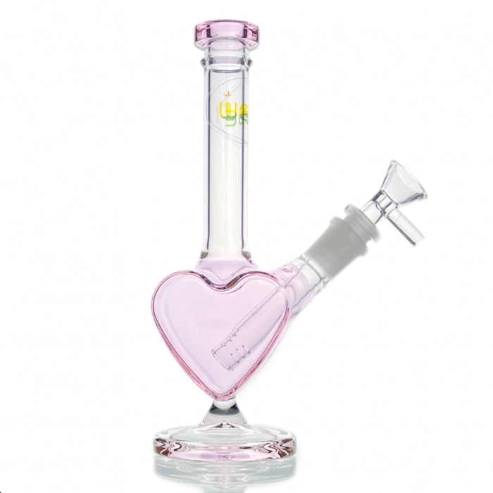 WEGE Love Heart Glass Bong 24cm