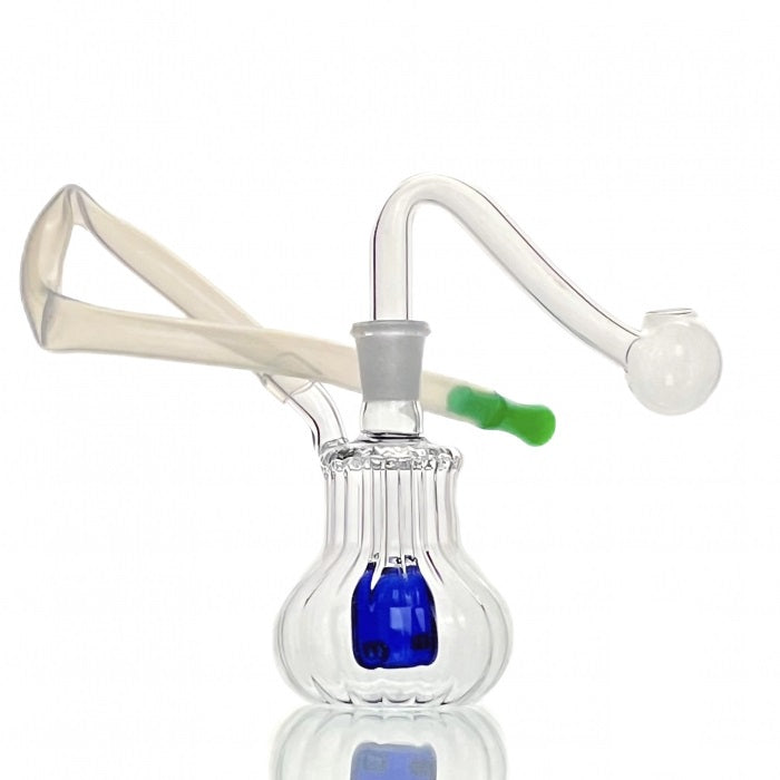 Mini Glass Bubbler Water Pipe 7cm