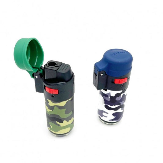 Zengaz Camo Windproof Turbo Flame Refillable Jet Lighter