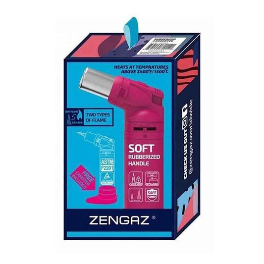 Zengaz Pink Dual Jet Flame Lighter
