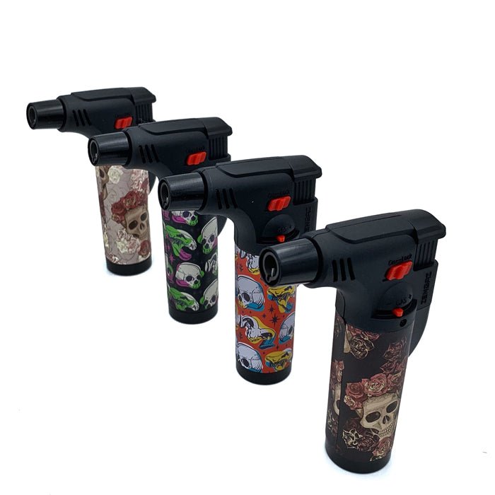 Zengaz Skull Design Jet Flame Lighter