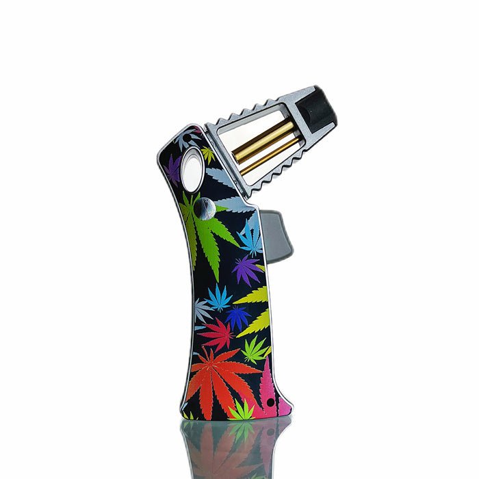 Zengaz Weed Design Strong Flame Jet Lighter