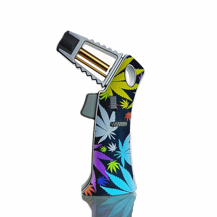 Zengaz Weed Design Strong Flame Jet Lighter